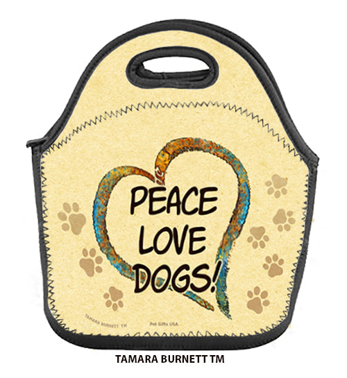 Peace Love Dogs - Lunch Bag