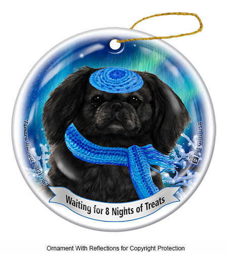Pekingese Black Ornament