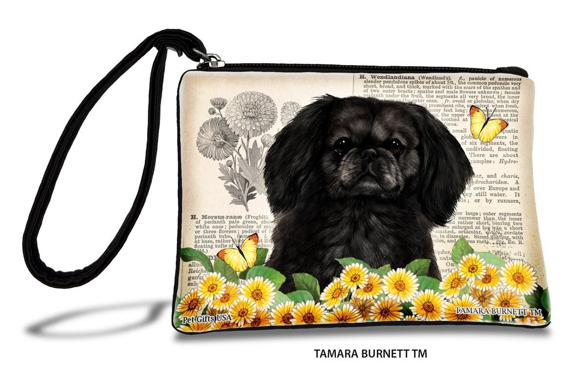 Pekingese Black Zippees Pet Pouch