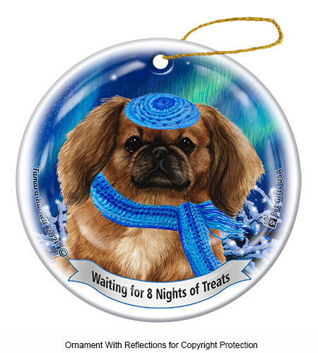 Pekingese Brown Ornament