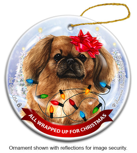 Pekingese Brown Ornament