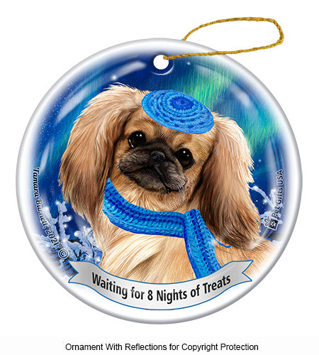 Pekingese Hanukkah Ornament