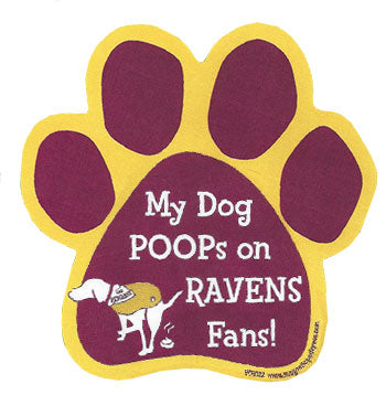 Football Rival Paw Shaped Magnets