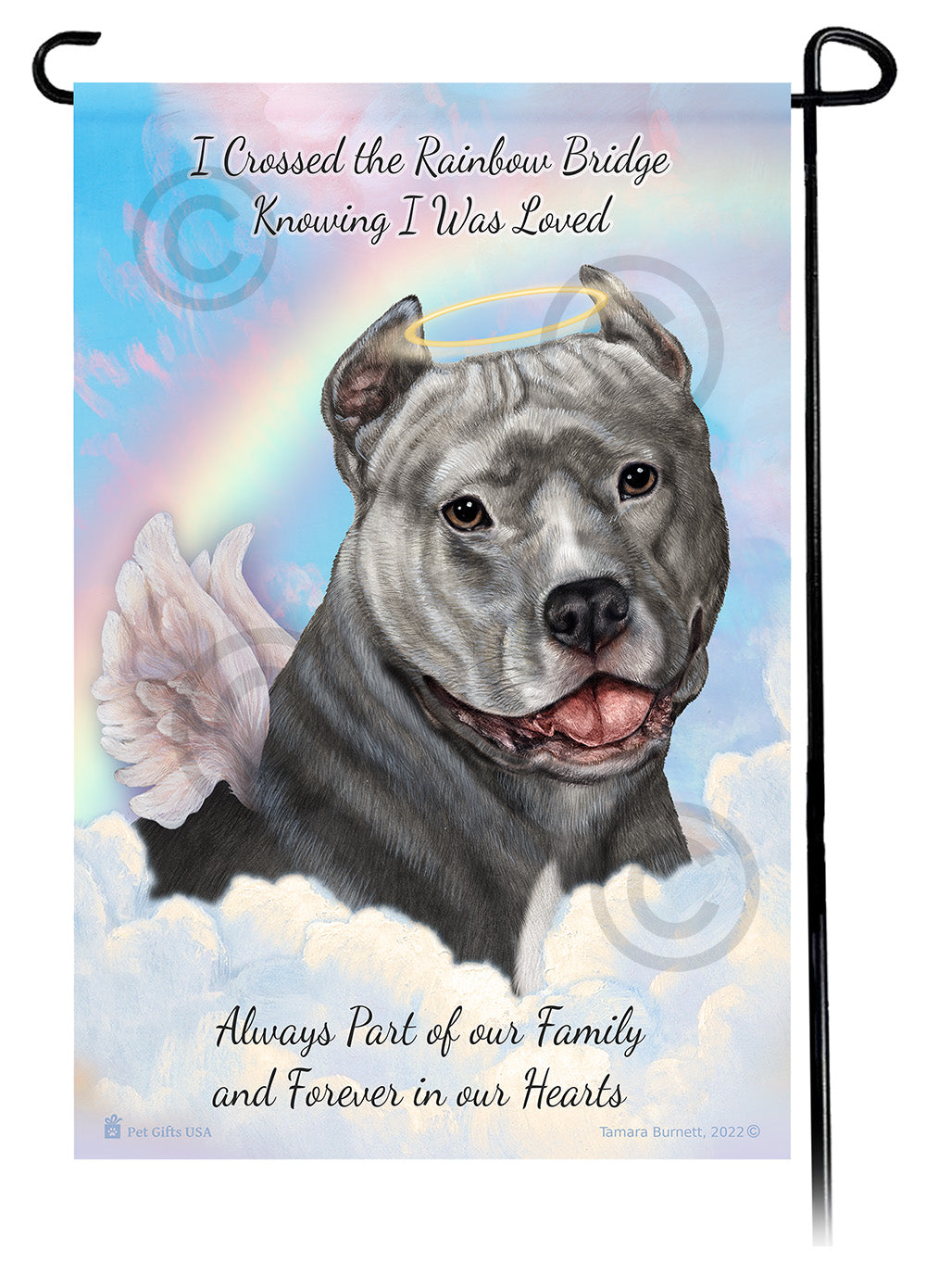 Pit Bull Memorial - Garden Flag