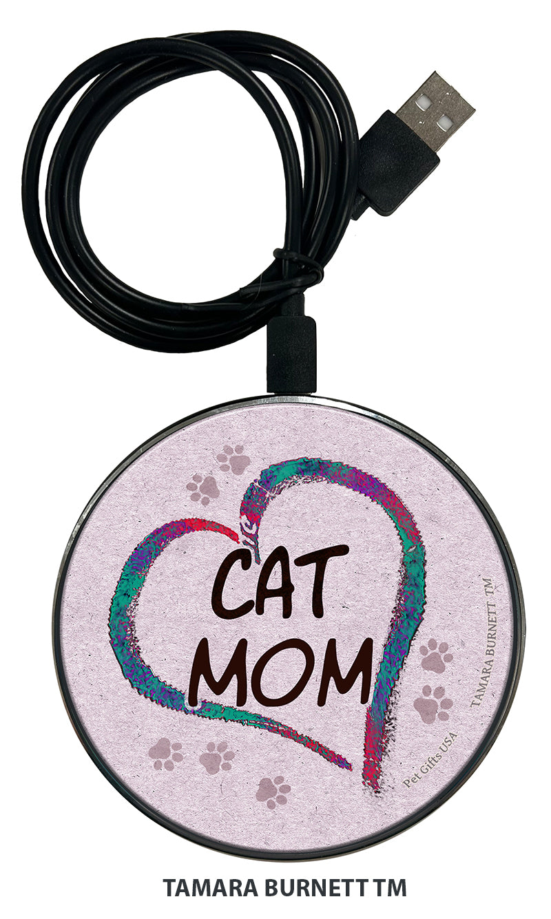 Cat Mom Zoomies Wireless Charger