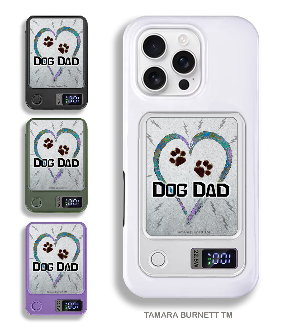 Dog Dad Phone Bank Wireless Charger