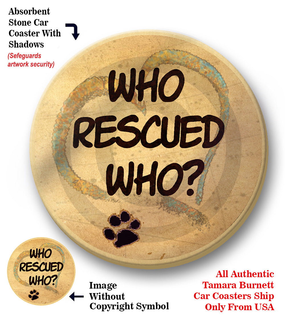 photo of Who Rescued Who? - Paw Marks On My Heart