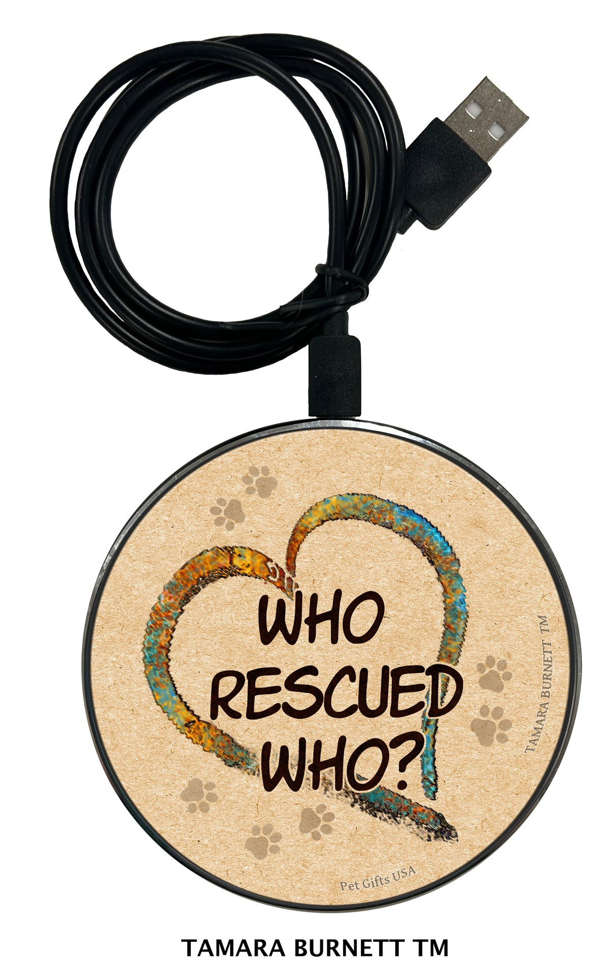 Who Rescued Who Zoomies Wireless Charger
