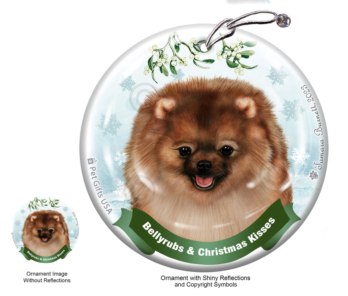 Pomeranian Fawn Ornament