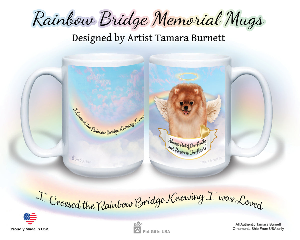 Pomeranian Orange Memorial Mug 15 oz
