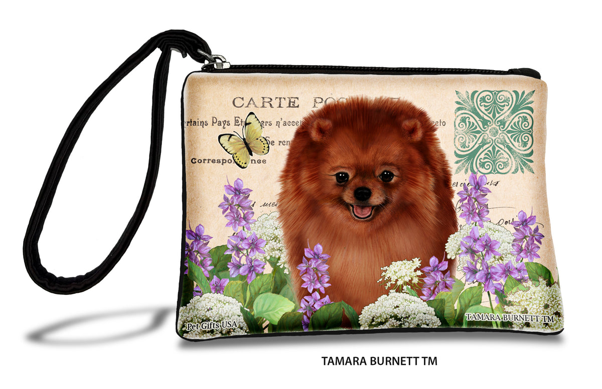 Pomeranian Red Zippees Pet Pouch