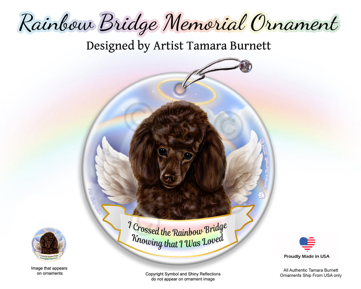 Poodle Chocolate Ornament