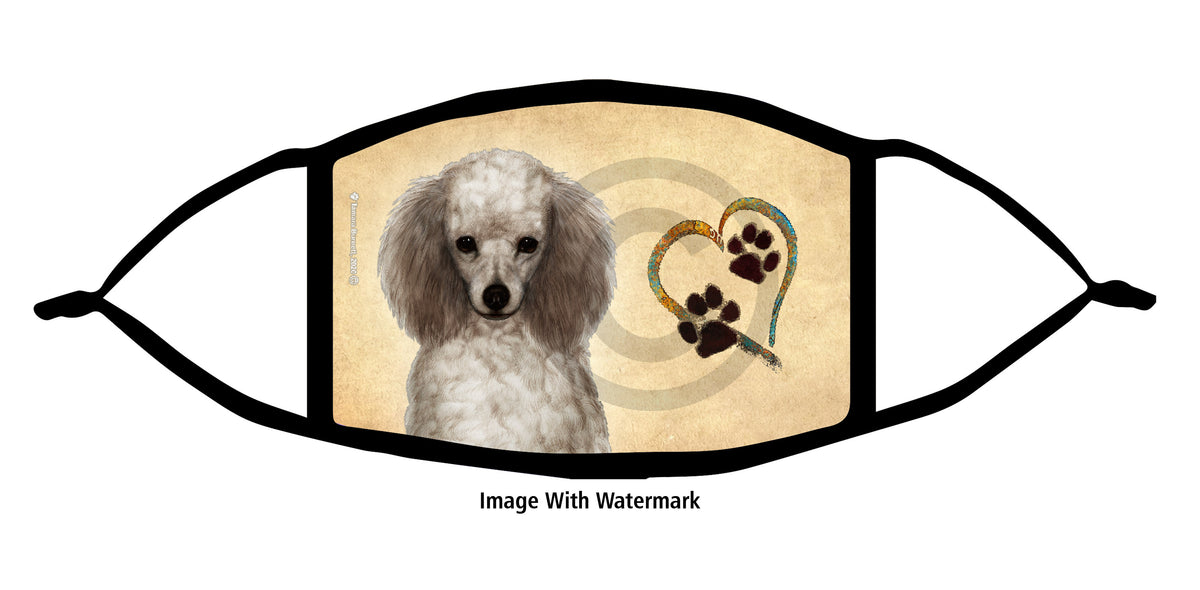 Golden Retriever (White) Face Mask