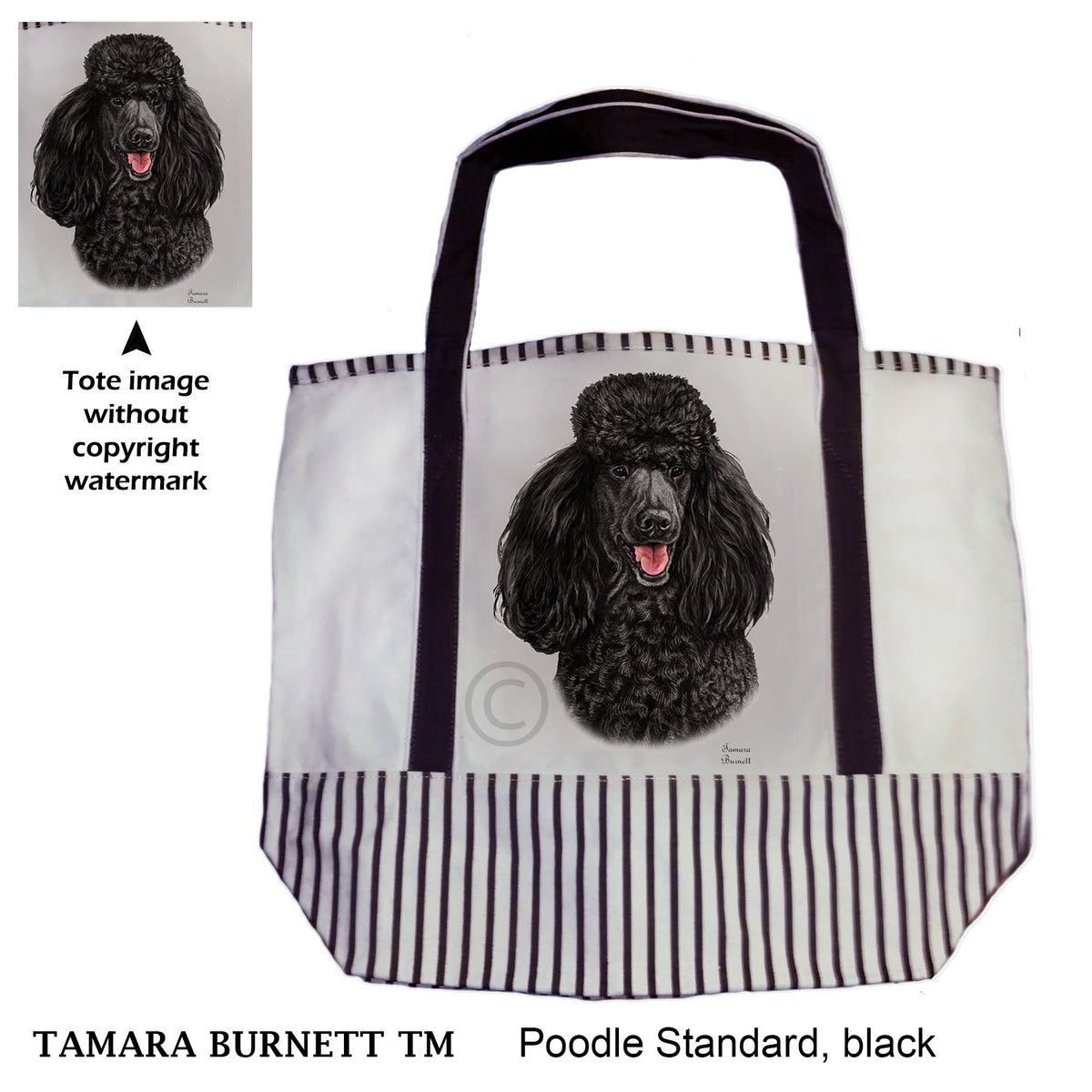Standard Poodle - Tote Bag