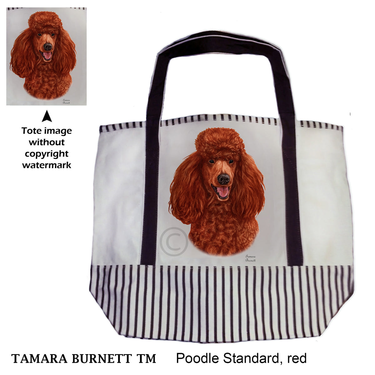 Standard Poodle - Tote Bag