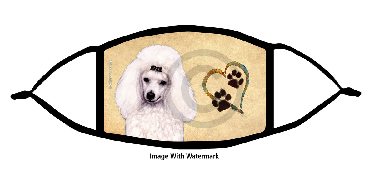 Whippet (Fawn and White Brindle) Face Mask