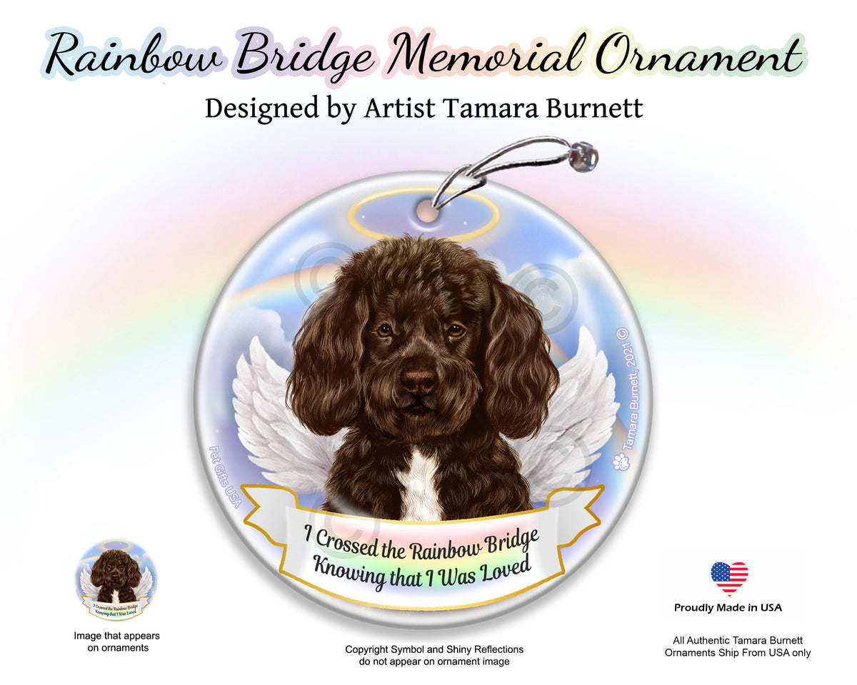 Portuguese Water Dog Brown Ornament