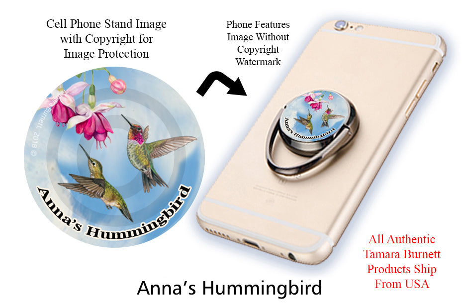 Anna's Hummingbird Phone Stand
