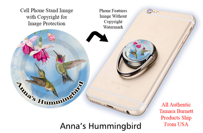 Anna's Hummingbird Phone Stand