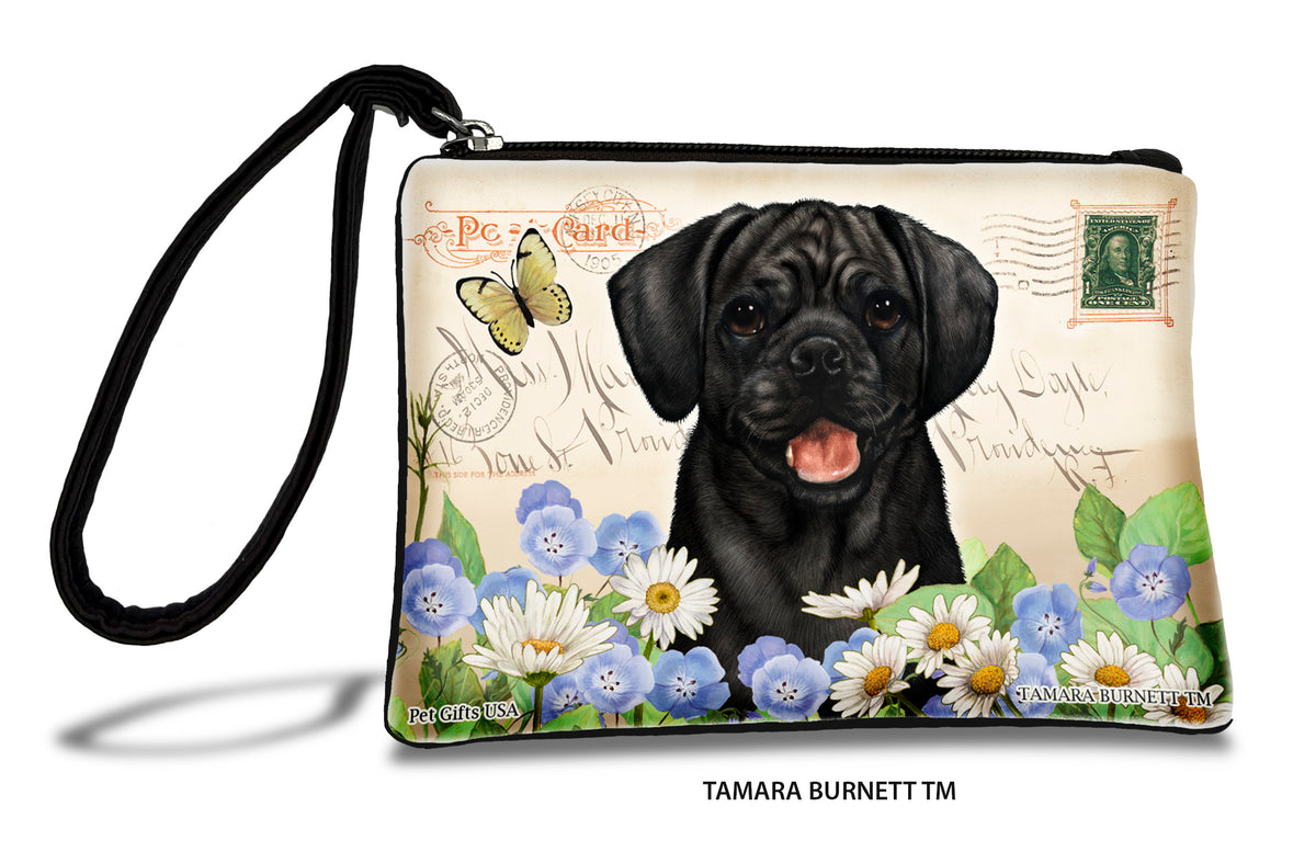 Puggle Black Zippees Pet Pouch