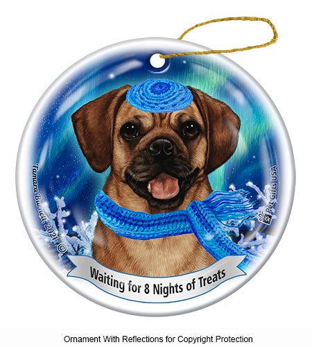Puggle Hanukkah Ornament