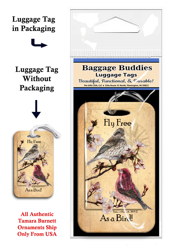 Purple Finch Baggage Buddies
