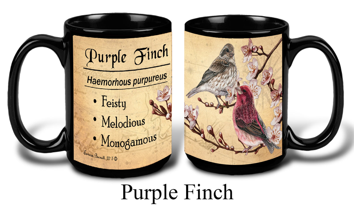 Purple Finch - My Faithful Friends Mug 15 oz