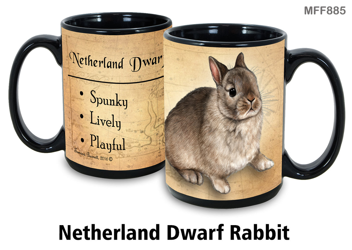 Netherland Dwarf Rabbit - My Faithful Friends Mug 15 oz