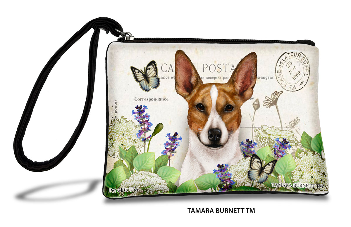 Rat Terrier Tan And White Cropped Zippees Pet Pouch