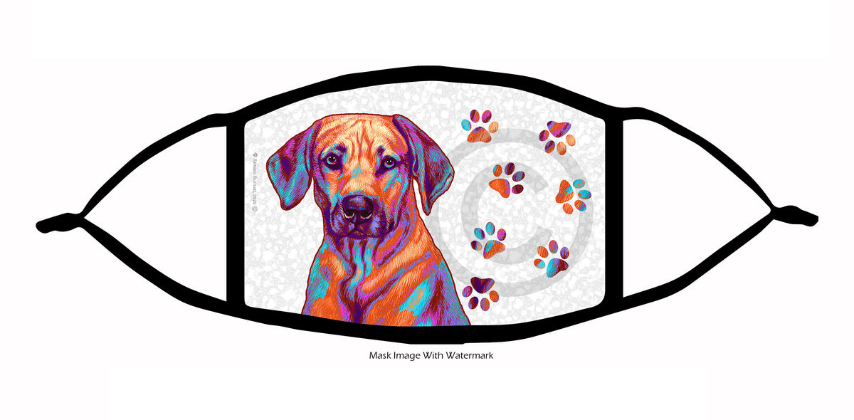 Rhodesian Ridgeback Face Mask