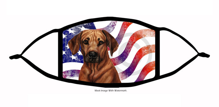 Rhodesian Ridgeback Face Mask