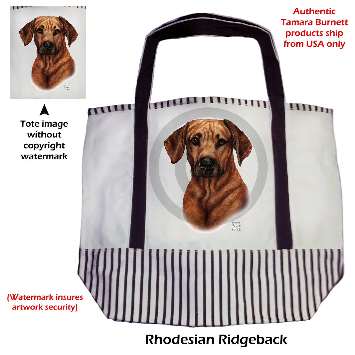 Rhodesian Ridgeback - Tote Bag
