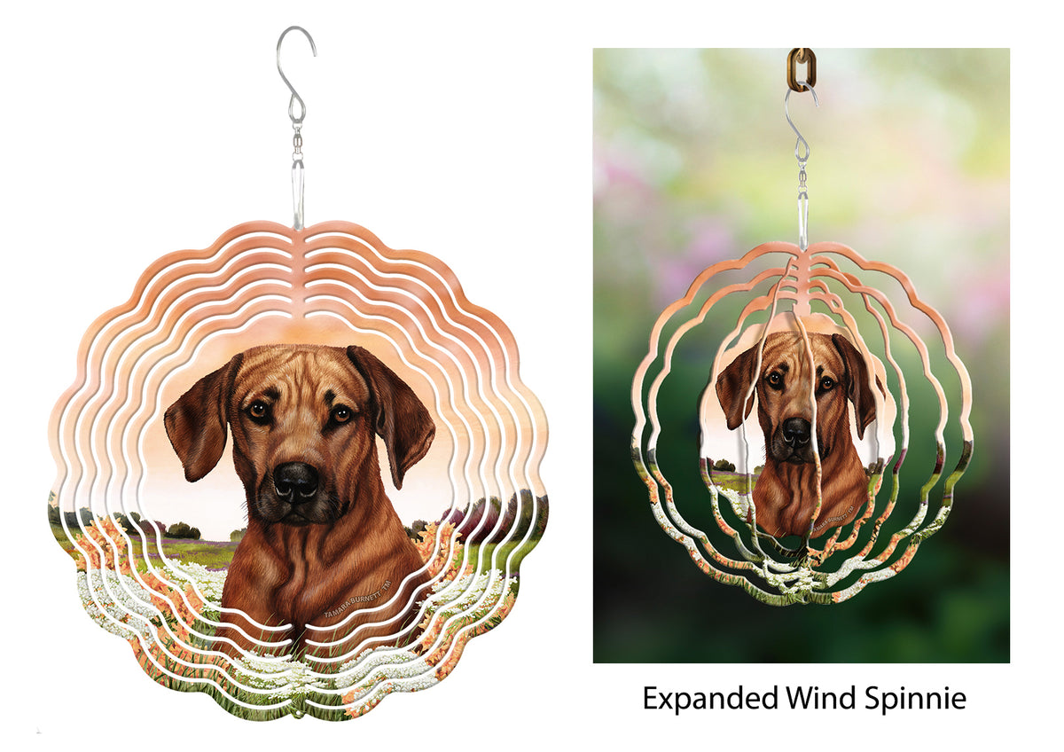 Rhodesian Ridgeback Wind Spinner