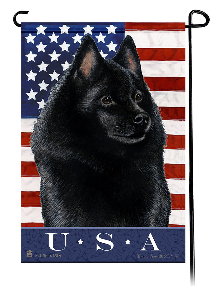 Schipperke True Blue Garden Flags