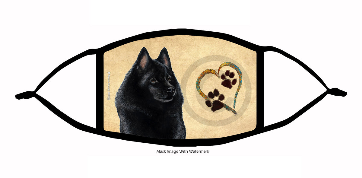 Schipperke Face Mask