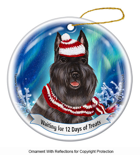 Schnauzer 12 Days of Treats Ornament