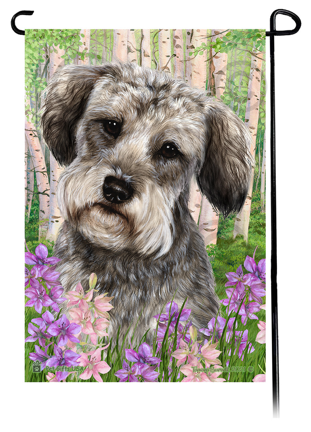 Schnoodle Spring Flowers Garden Flags