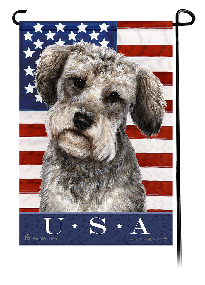 Schnoodle True Blue Garden Flags