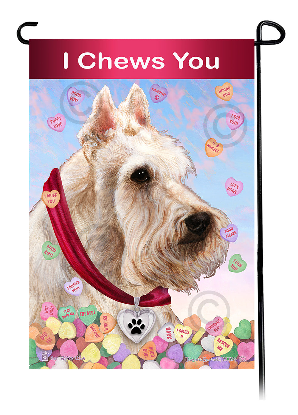 Scottish Terrier Valentine Sweetheart - Garden Flag