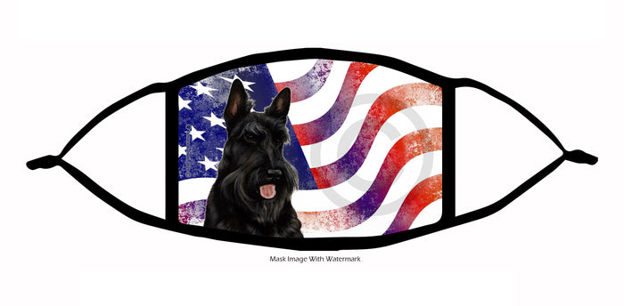 Scottish Terrier (Black) Face Mask