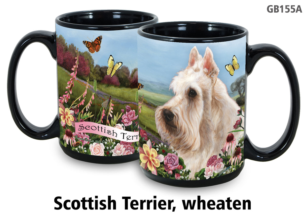Scottish Terrier Wheaten - Garden Party Fun Mug 15 oz