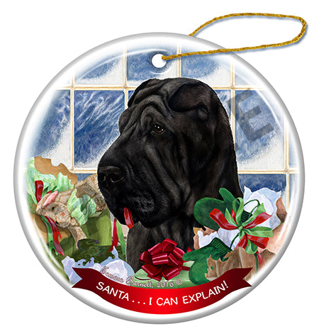 Shar Pei - Santa I Can Explain Ornament