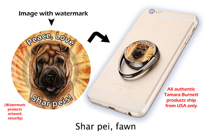 Shar Pei Fawn Phone Stand