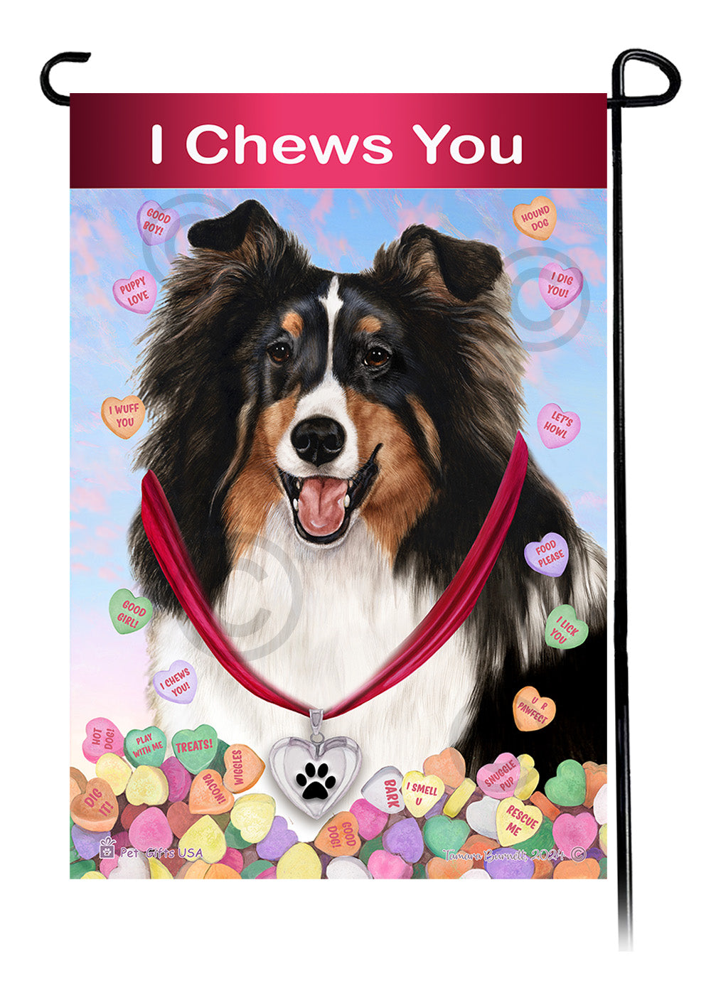 Valentine Sweetheart Garden Flags