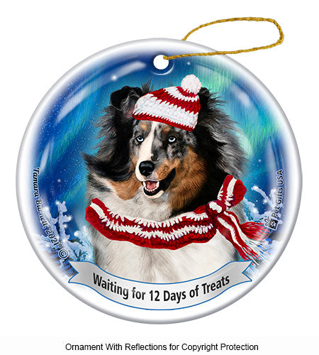 Sheltie Blue Merle Ornament