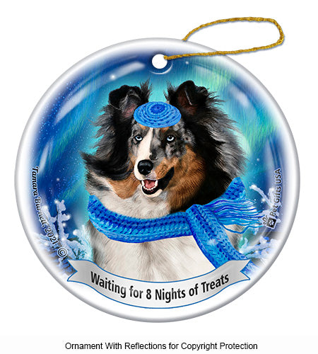 Sheltie Blue Merle Ornament