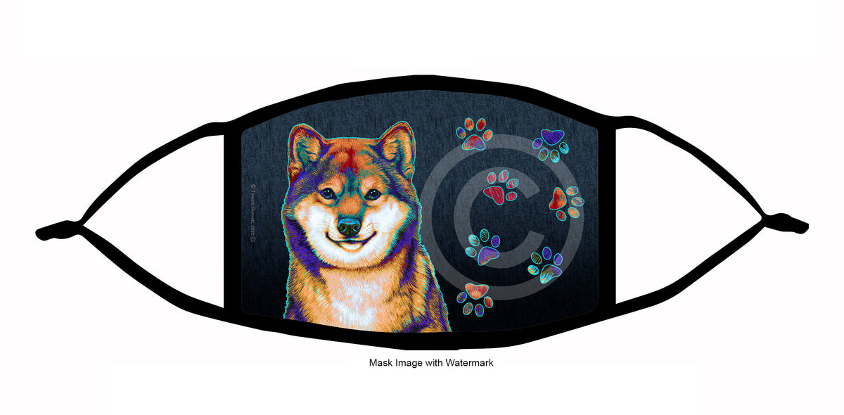 Shiba Inu (Sesame) Face Mask