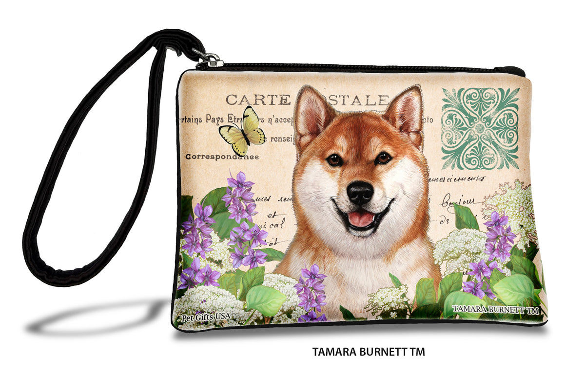 Shiba Inu Red And White Zippees Pet Pouch