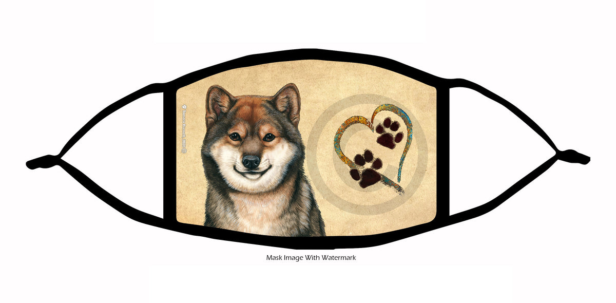 Shiba Inu (Sesame) Face Mask