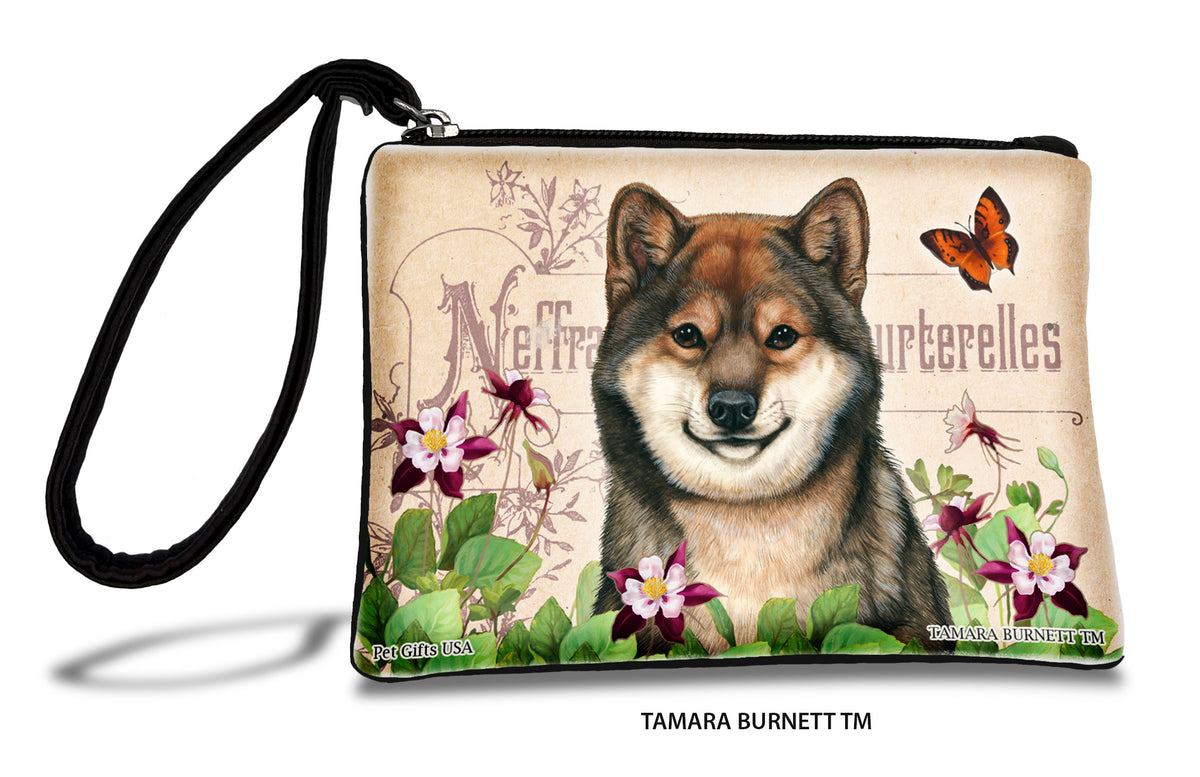 Shiba Inu Sesame Zippees Pet Pouch